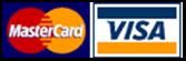 Visa Mastercard and Amex Logo